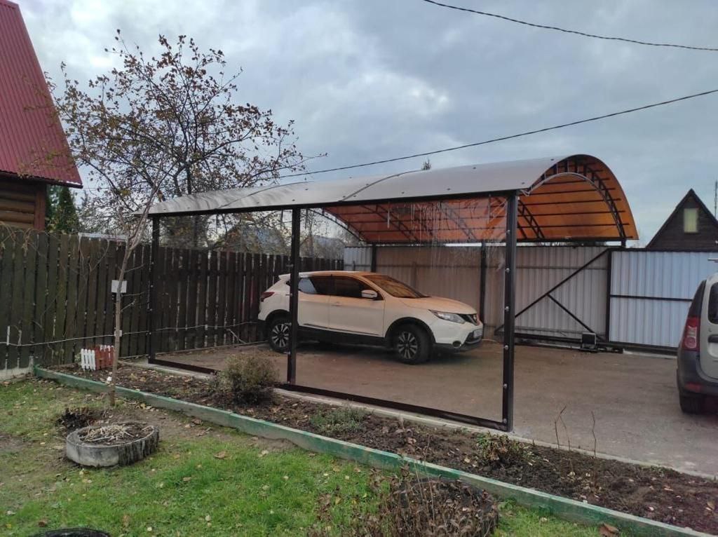 Прозрачные шторы ПВХ для навеса под автомобиль в Кологриве